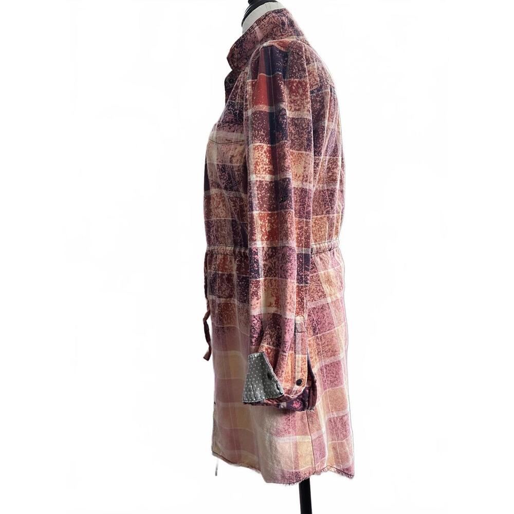 Vintage Upcycled Plaid Shirt Dress โ One of a Kind by Gatto ReLoved - Picture 4 of 14